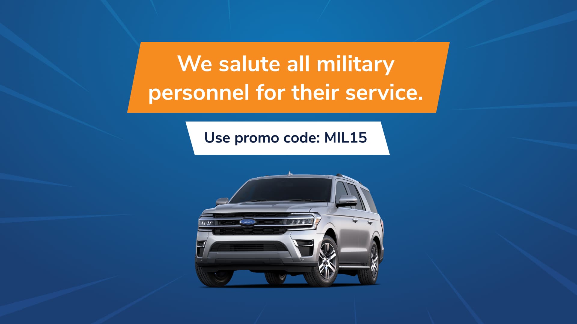 Military Discount – 15% Off